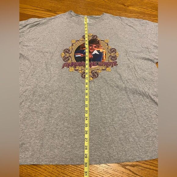 Murder She Wrote Grey Jessica Logo Fan TShirt - Picture 9 of 10